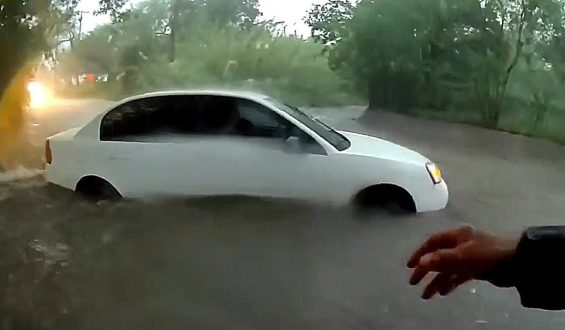 Dramatic Flood Rescue of Infant in Texas