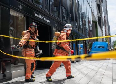 Substance Spray Incident At Tokyo’s Luxury Mall