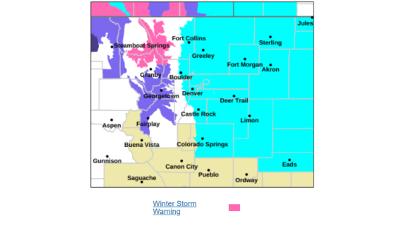 Severe Winter Storm to Impact Wyoming and Colorado