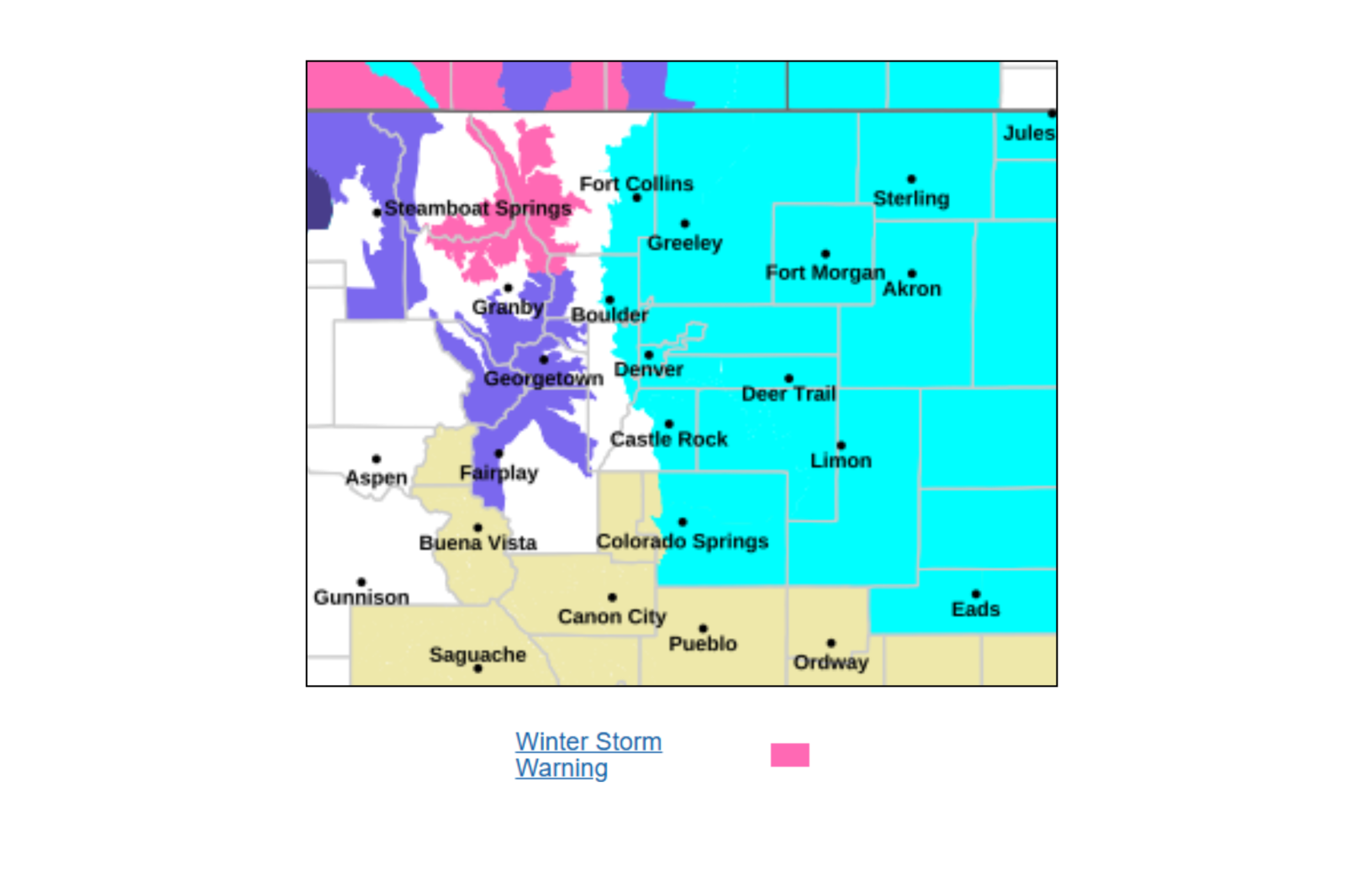 Severe Winter Storm to Impact Wyoming and Colorado