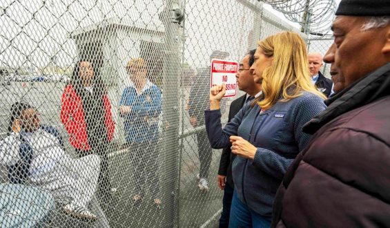 New Jersey’s Handling of Protests Outside Immigration Detention Center