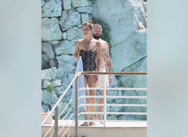 Helena Christensen Enjoys Sun in France and Shares Fitness Insights