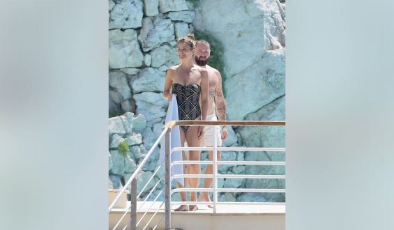 Helena Christensen Enjoys Sun in France and Shares Fitness Insights