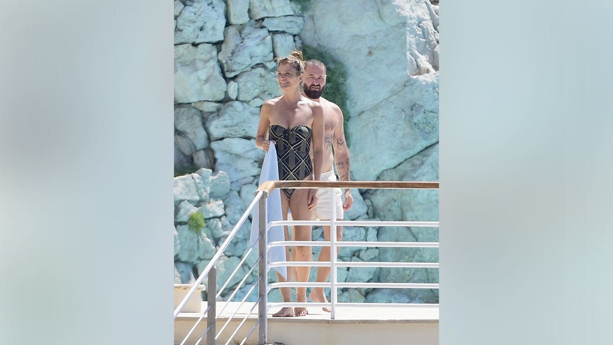 Helena Christensen Enjoys Sun in France and Shares Fitness Insights