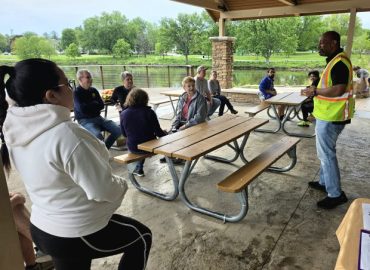 Community Volunteers Clean Up Local Parks