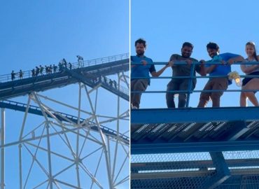 Six Flags Over Texas Roller Coaster Evacuation After Power Outage
