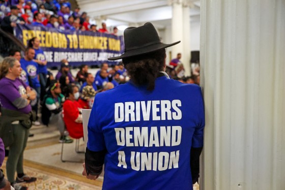 Historic Unionization of Rideshare Drivers in Massachusetts