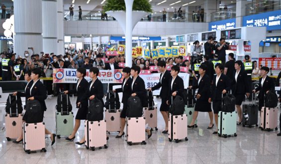 North Korean Women’s Soccer Team Makes Historic Visit to South Korea