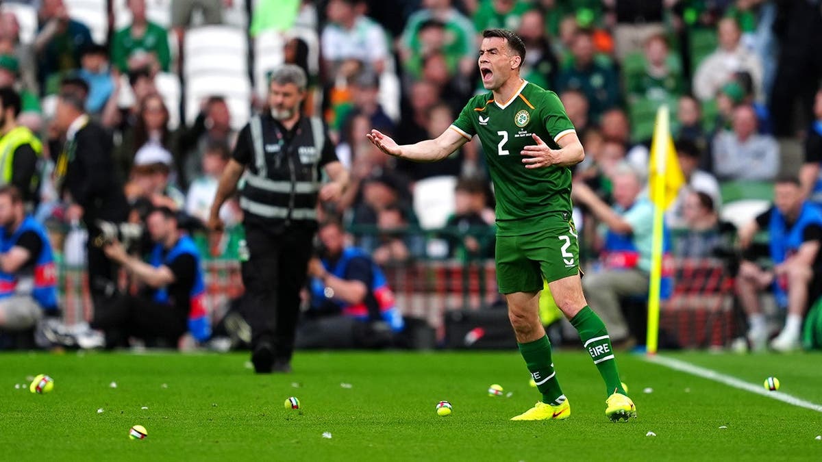 Ireland and Qatar Soccer Match Disrupted by Protests
