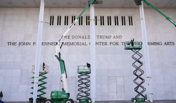 Trump Adds His Name to Kennedy Center