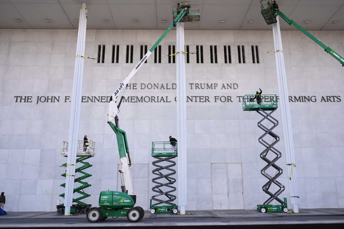 Trump Adds His Name to Kennedy Center