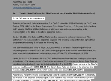 Texas Attorney General Ken Paxton’s Outsourcing of Legal Cases
