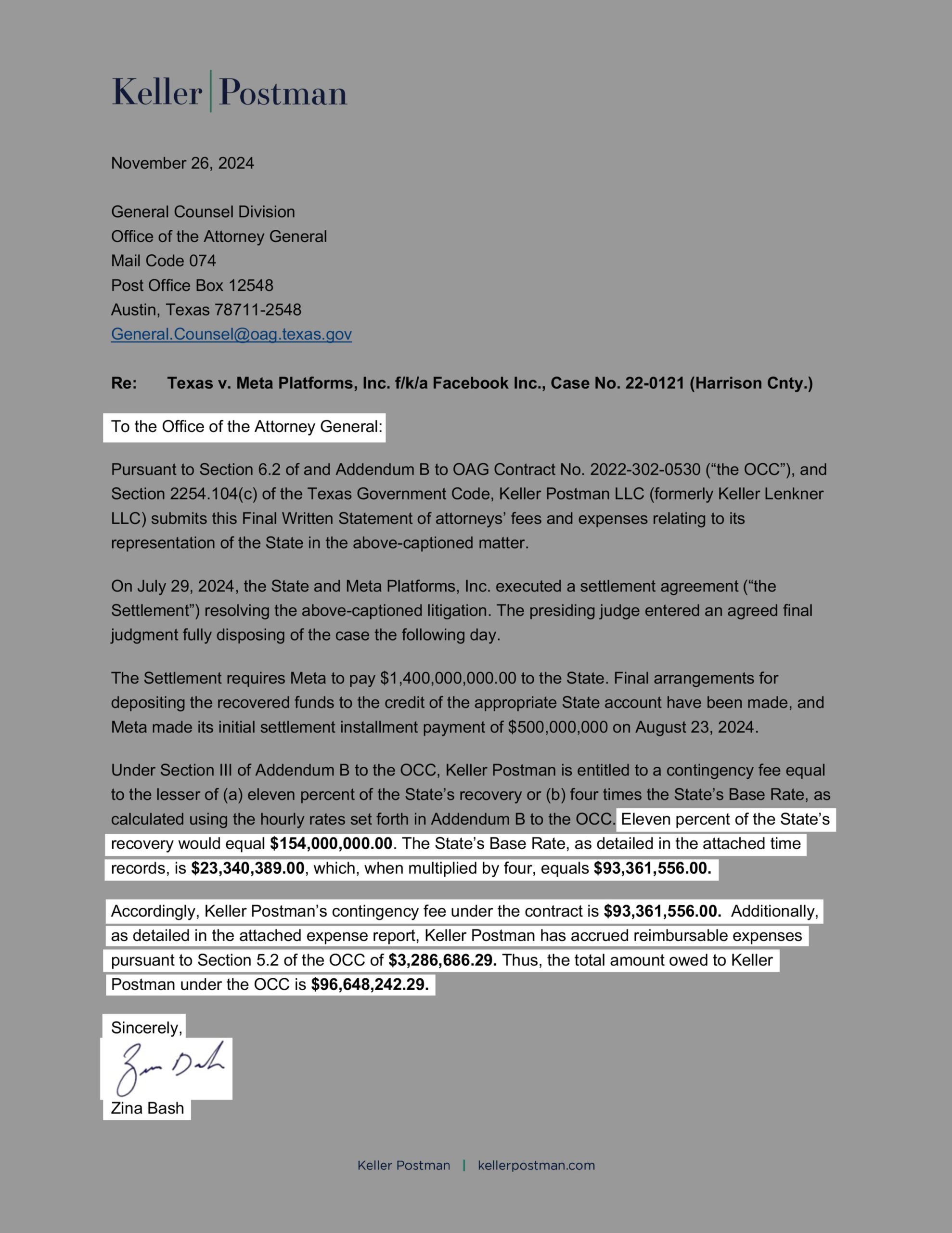 Texas Attorney General Ken Paxton’s Outsourcing of Legal Cases