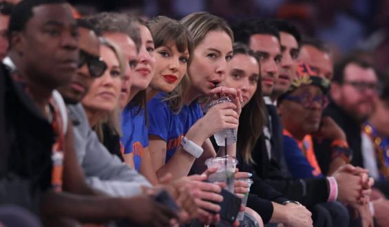 Taylor Swift Joins Celebrity Row at NBA Finals Game 4