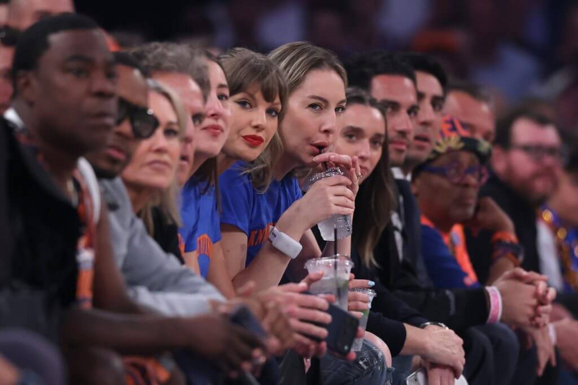 Taylor Swift Joins Celebrity Row at NBA Finals Game 4