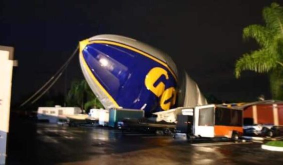 Goodyear Blimp Crash in Coral Springs