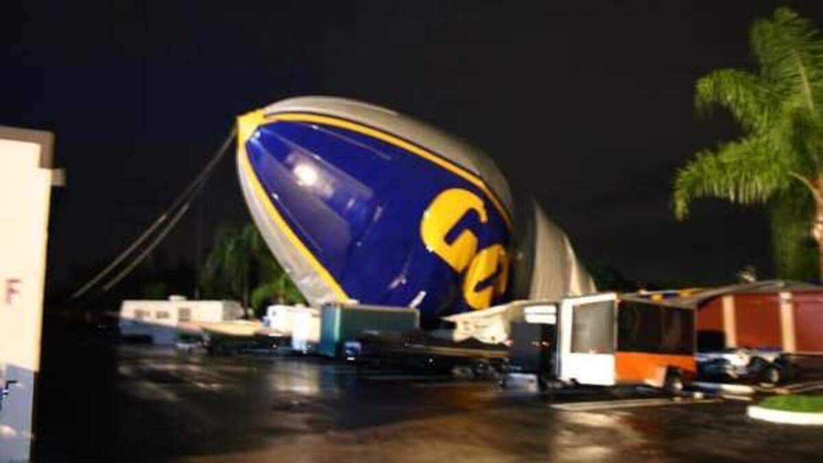 Goodyear Blimp Crash in Coral Springs