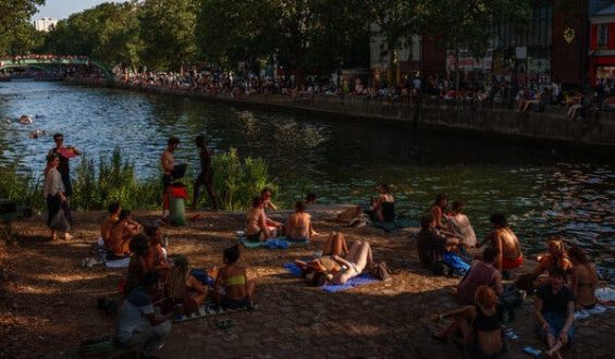 Europe Swelters Under Record Temperatures