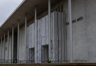Tarps Cover Kennedy Center Amid Controversy Over Trump Name Removal