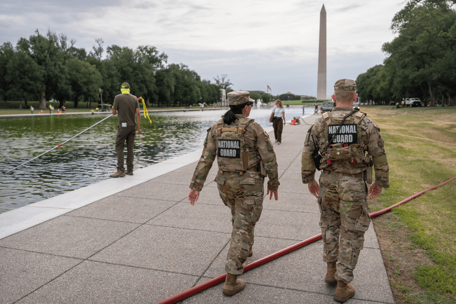 Increased Security at Lincoln Memorial Reflecting Pool Amid Vandalism Concerns