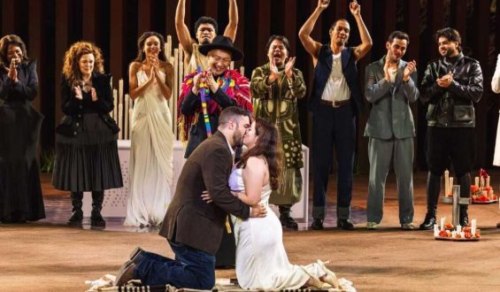 A Unique Wedding at Central Park’s Delacorte Theater