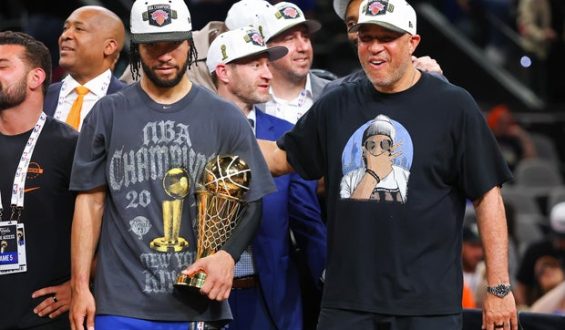 Jalen and Rick Brunson Share Emotional Moment After Knicks’ NBA Championship Win