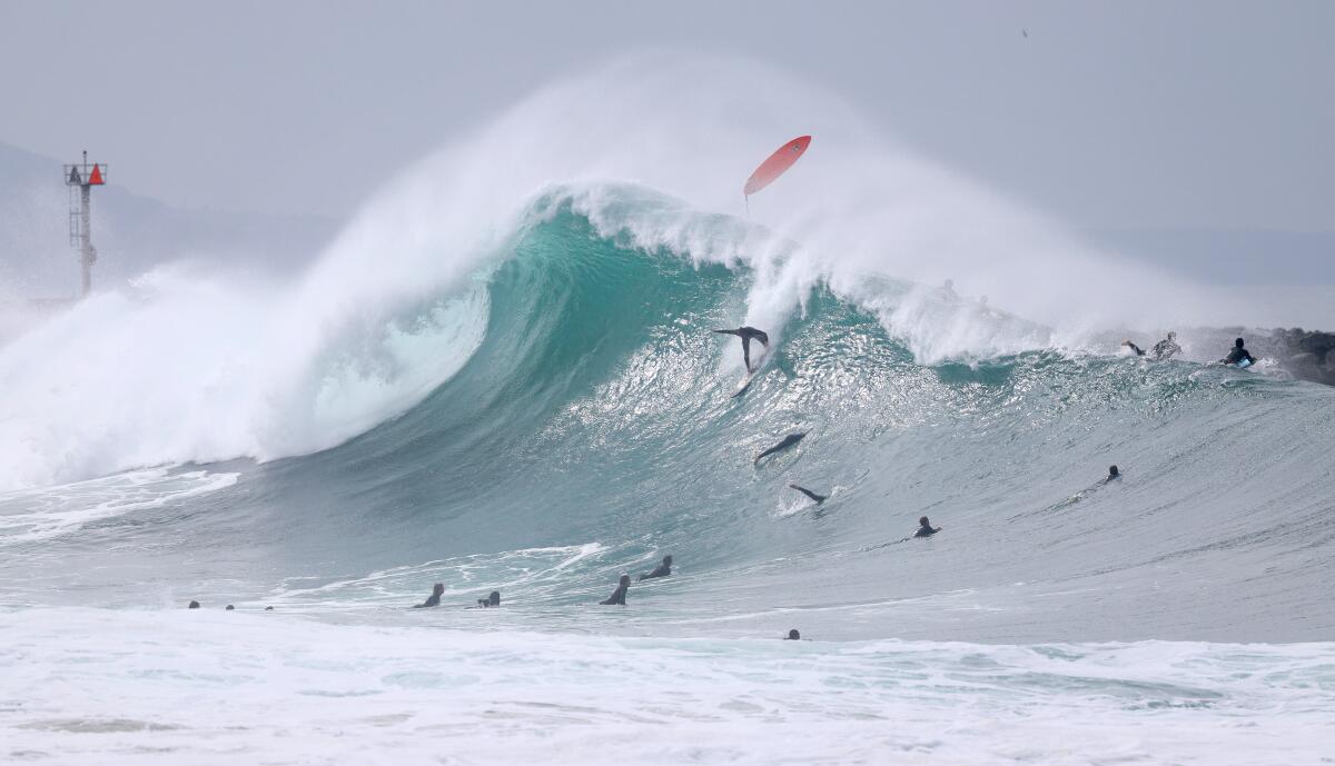 Dangerous Surf Conditions Lead to Rescue Effort in Laguna Beach
