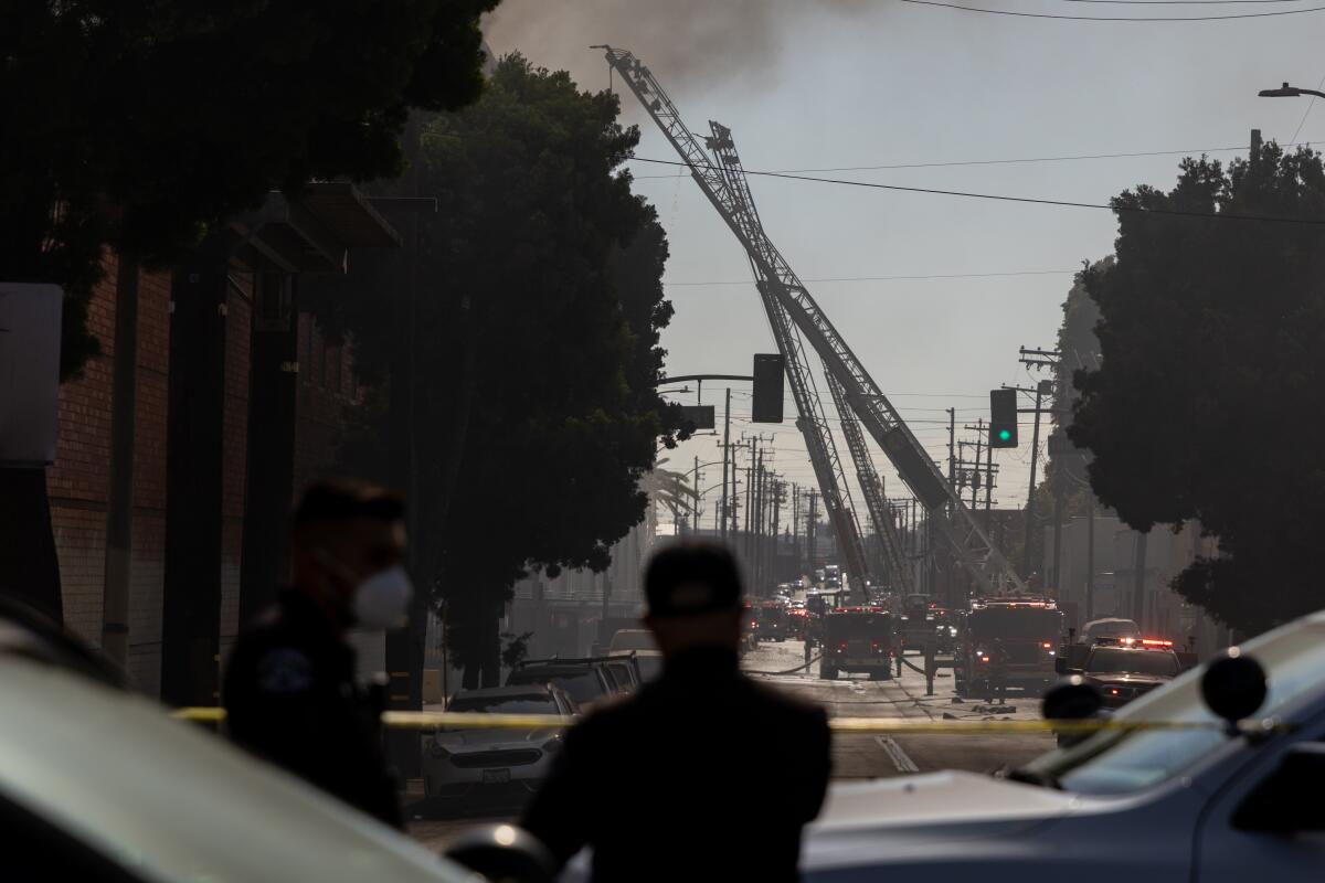 Boyle Heights Warehouse Fire Raises Air Quality Concerns