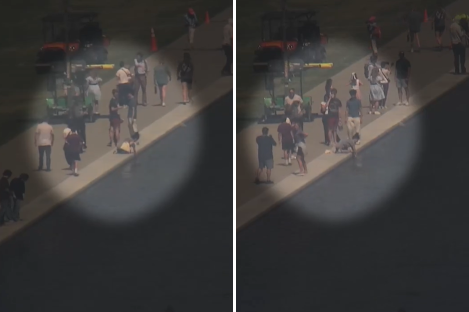 Lincoln Memorial Pool Vandalism Investigation Underway
