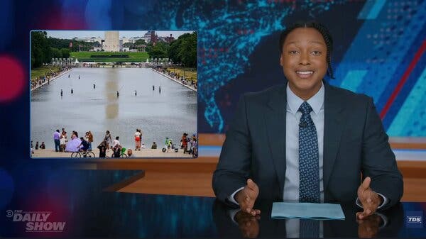 Josh Johnson Highlights the Reflecting Pool as a Surprising Tourist Draw