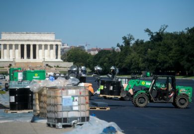 Lincoln Memorial Reflecting Pool Renovation Progresses Under Trump