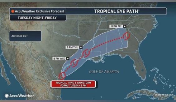Flash Flooding Threatens Gulf Coast and Lower Mississippi Valley
