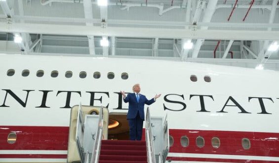 President Trump Unveils New Air Force One