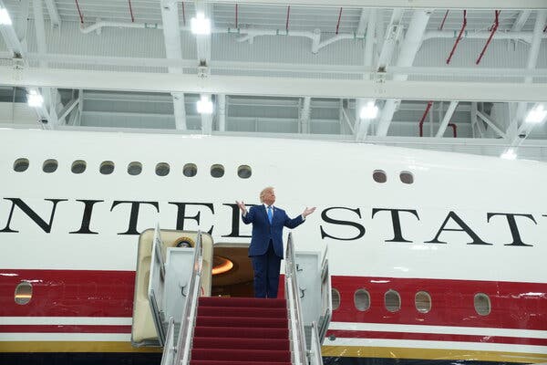 President Trump Unveils New Air Force One