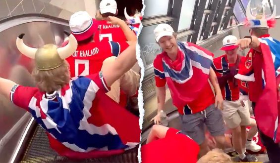 Norwegian Fans Bring Viking Spirit to Boston