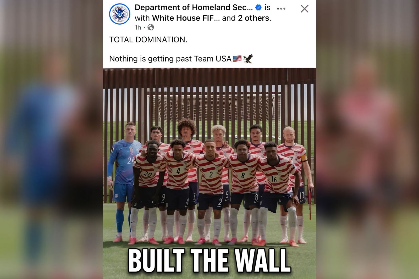 DHS Faces Criticism Over World Cup Posts