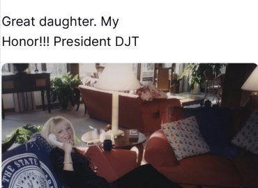 Mystery Woman in President Trump’s Post Sparks Curiosity