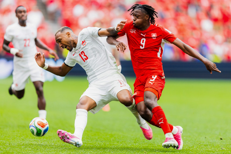 Switzerland Tops Canada in World Cup Match