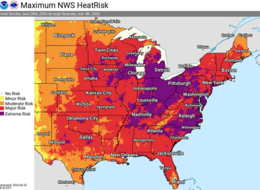Widespread U.S. Heat Wave Brings Dangerous Conditions