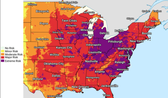 Widespread U.S. Heat Wave Brings Dangerous Conditions