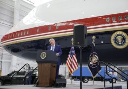 President Trump Unveils New Air Force One Ahead of July 4 Celebration