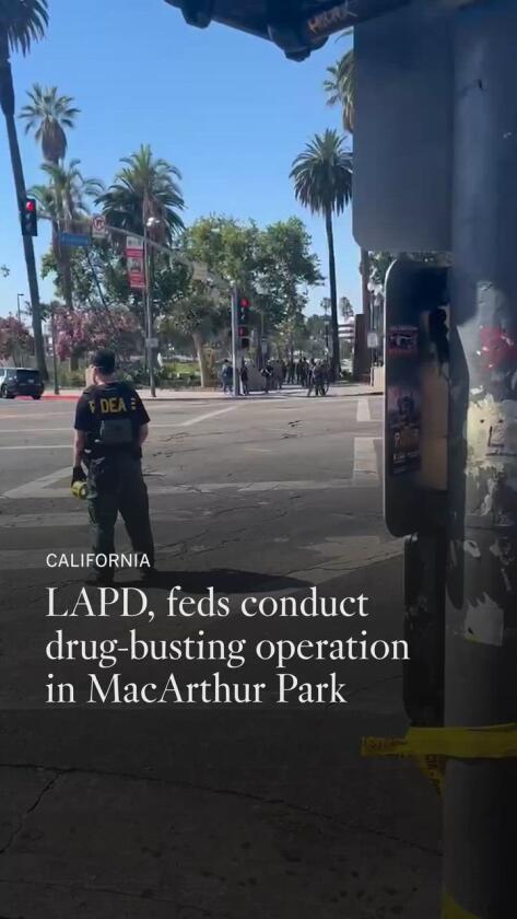 Authorities Crack Down on Crime in MacArthur Park
