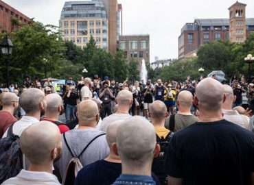 Empowerment at the ‘Bald Meet-Up’ in Washington Square Park