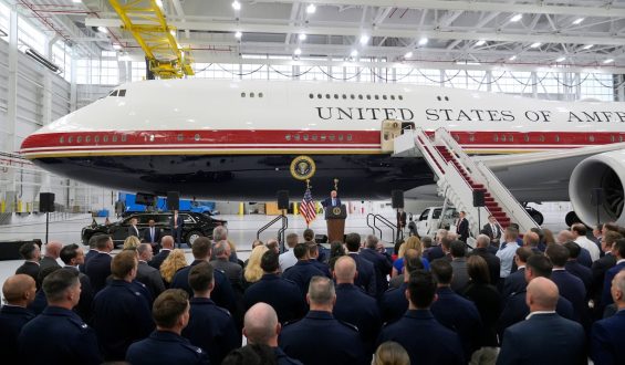 Trump Unveils New Air Force One Jet