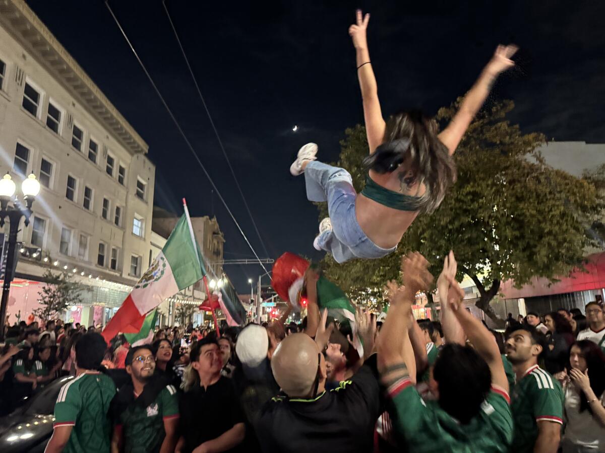Santa Ana Celebrates Mexico’s World Cup Victory