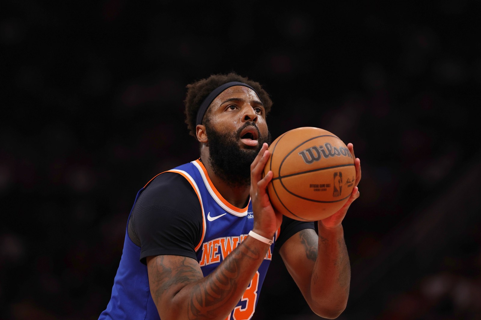 Knicks Center Mitchell Robinson Reacts to Trump’s Game Attendance