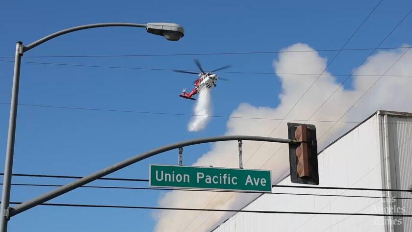 Los Angeles Declares State of Emergency Over Prolonged Warehouse Fire