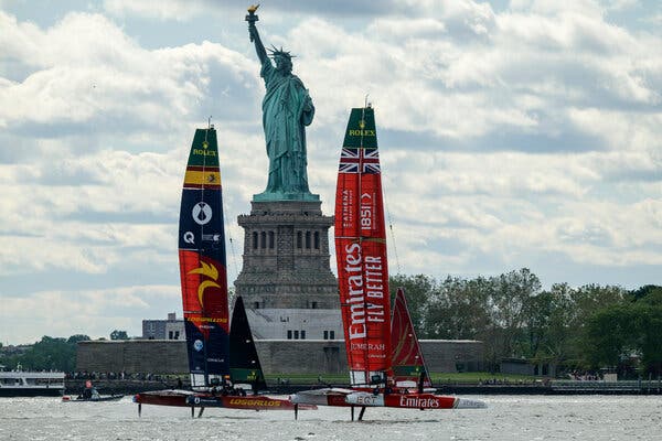 SailGP Transforms New York Harbor into a Racing Spectacle