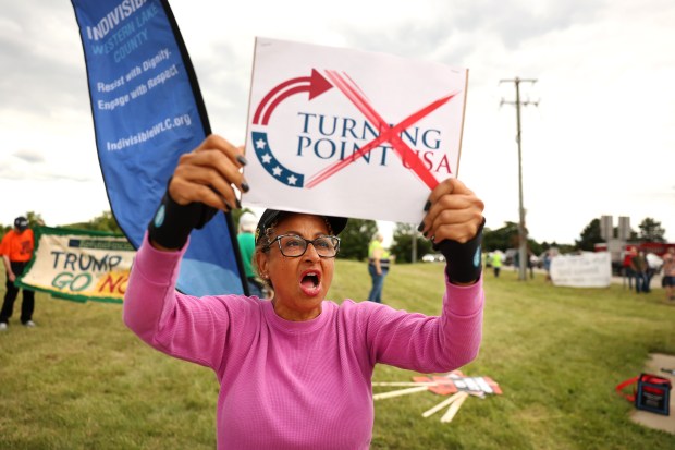 Protest Against Conservative Christian Summit in Lincolnshire