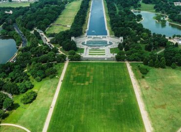 Vandalism at the National Mall: Grass Stained with Controversial Numbers